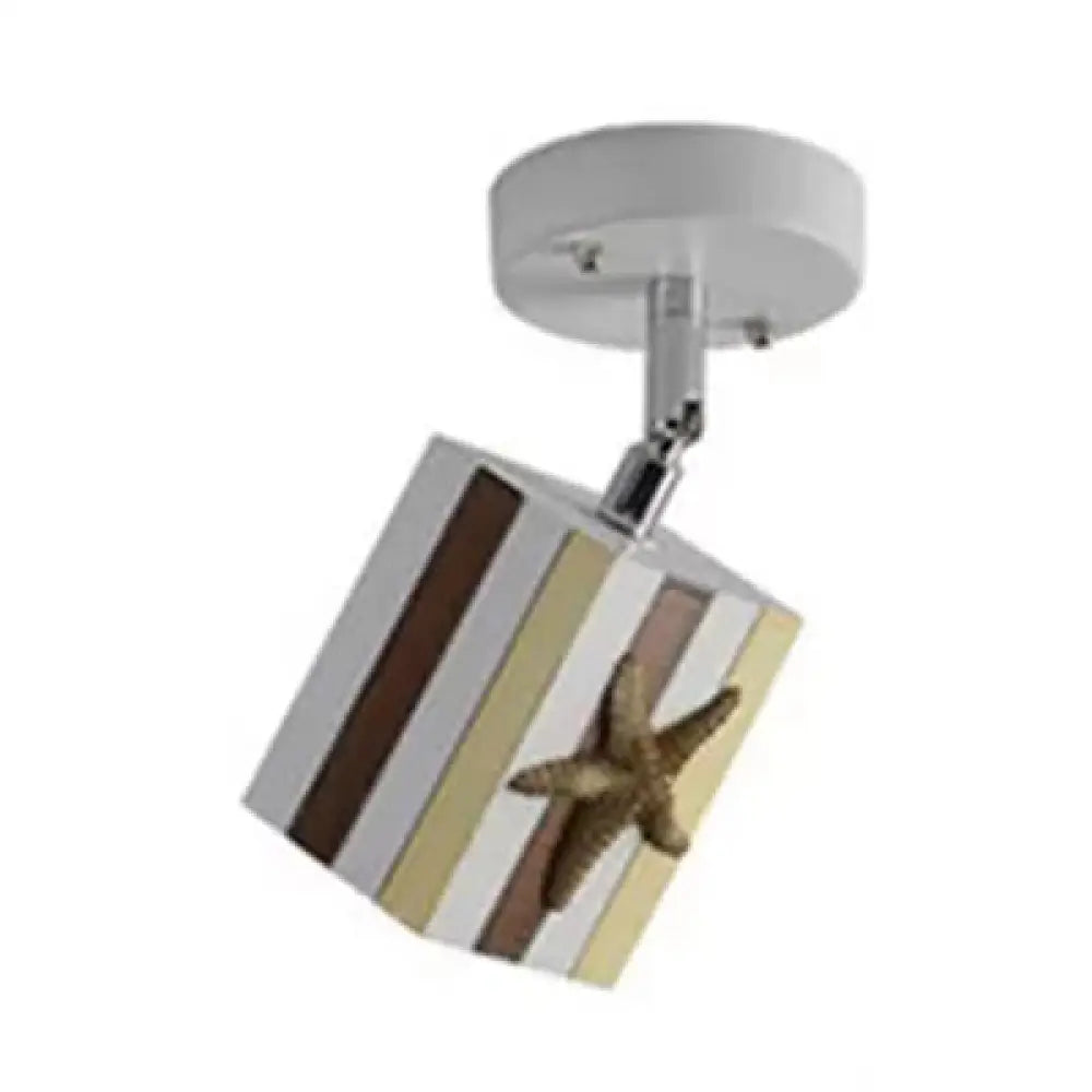 DecorBites™ Contemporary Rotatable Rectangular Metal Gallery Ceiling Mount Spotlight with High Brightness