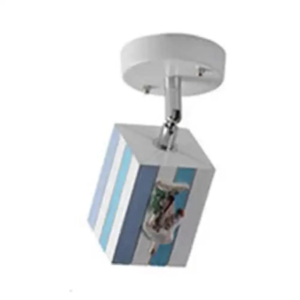 DecorBites™ Contemporary Rotatable Rectangular Metal Gallery Ceiling Mount Spotlight with High Brightness
