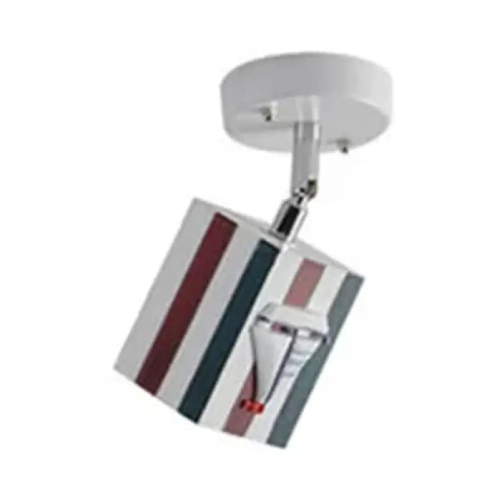 DecorBites™ Contemporary Rotatable Rectangular Metal Gallery Ceiling Mount Spotlight with High Brightness