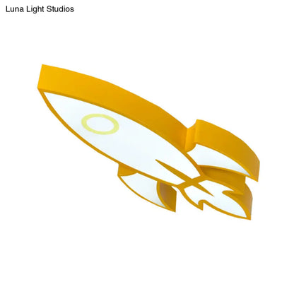 DecorBites™ DecorBites™ Contemporary Space themed Ceiling Light for Child's Bedroom - Acrylic Mount