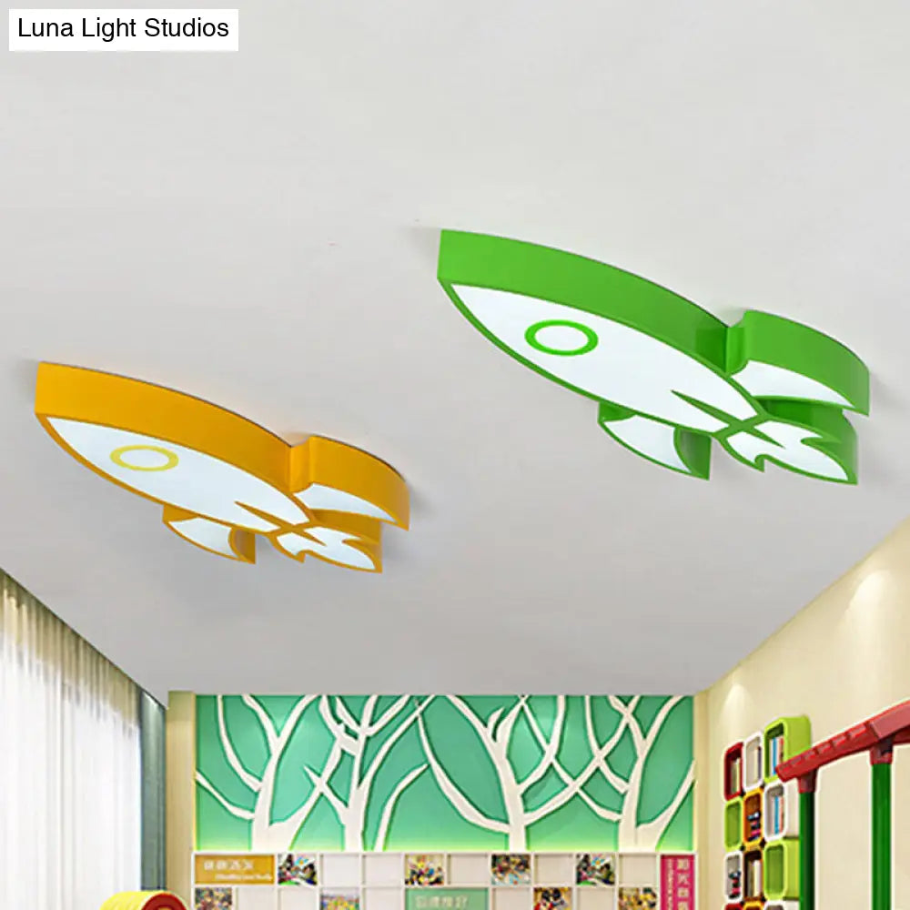 DecorBites™ DecorBites™ Contemporary Space themed Ceiling Light for Child's Bedroom - Acrylic Mount