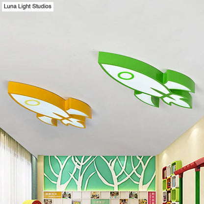 DecorBites™ DecorBites™ Contemporary Space themed Ceiling Light for Child's Bedroom - Acrylic Mount