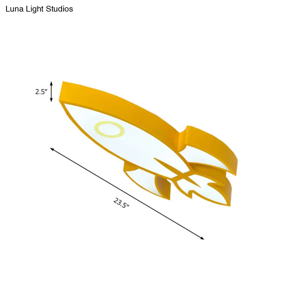 DecorBites™ DecorBites™ Contemporary Space themed Ceiling Light for Child's Bedroom - Acrylic Mount