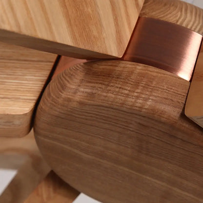 Lámpara colgante de techo DecorBites™ Sputnik contemporánea con 12 luces LED acrílicas y pantalla de madera