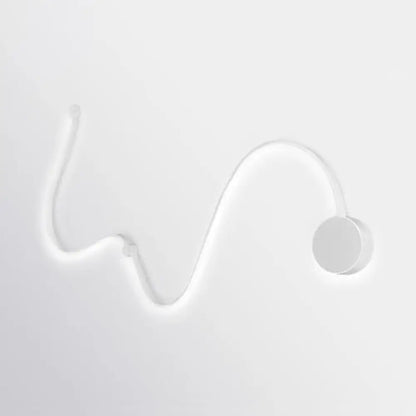 Aplique de pared LED DecorBites™ Contemporary Twist - Negro/Blanco - Iluminación cálida/blanca