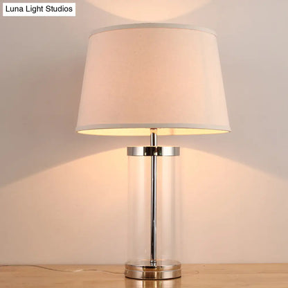 إضاءة أسطوانية بيضاء معاصرة للقراءة - مصباح كتاب برأس واحد