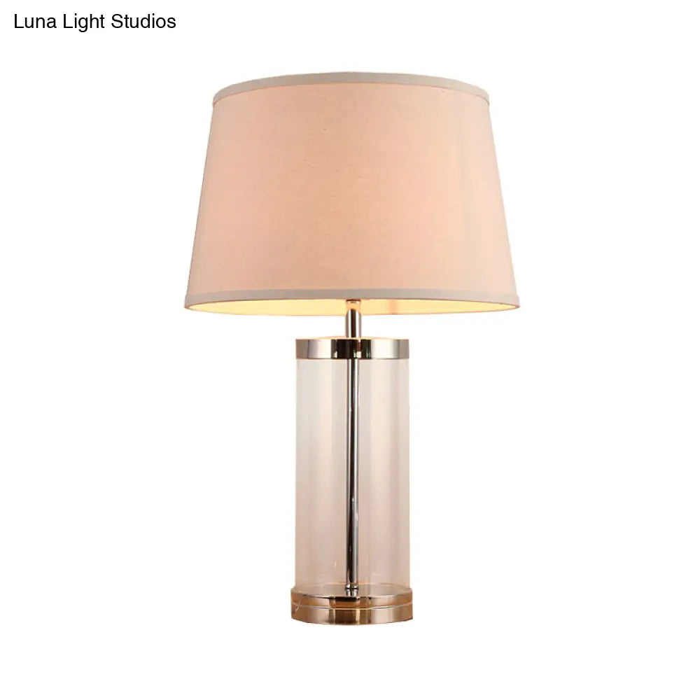 إضاءة أسطوانية بيضاء معاصرة للقراءة - مصباح كتاب برأس واحد