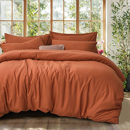 Cooling Summer Cotton Duvet Set with Pillowcases - 5 / 200X230cm