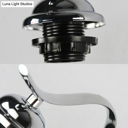 Country Stained Glass Wall Lamp: Scalloped Edged, 1 Light, White/Beige, Bedside Fixture