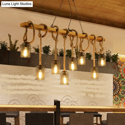 Lámpara colgante de malla DecorBites™ Countryside con cable de cuerda