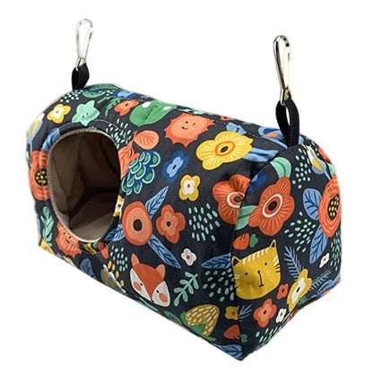 Cozy Hanging Hammock for Small Pets - L