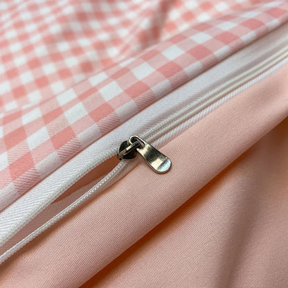 Cozy Nordic Plaid Bedding Set - Queen/King Size