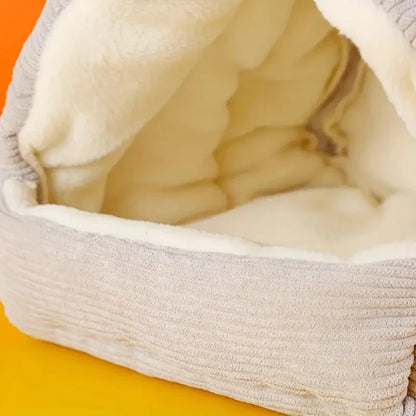 Cozy Parrot Cage Hanging Hut Bed