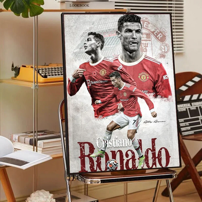 CR7 Self-Adhesive Art Poster for Home Decor - 10x15 No Frame / z7 - Posters