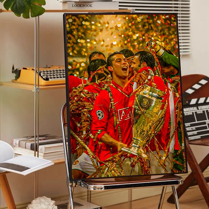 CR7 Self-Adhesive Art Poster for Home Decor - 21x30 No Frame / z6 - Posters