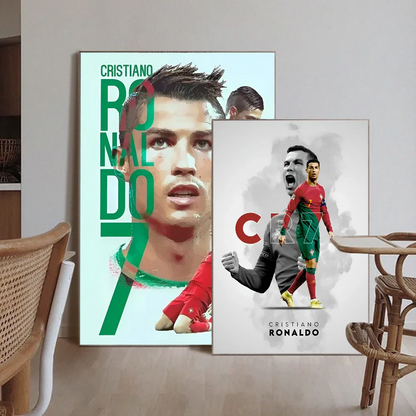 CR7 Self-Adhesive Art Poster for Home Decor - Posters
