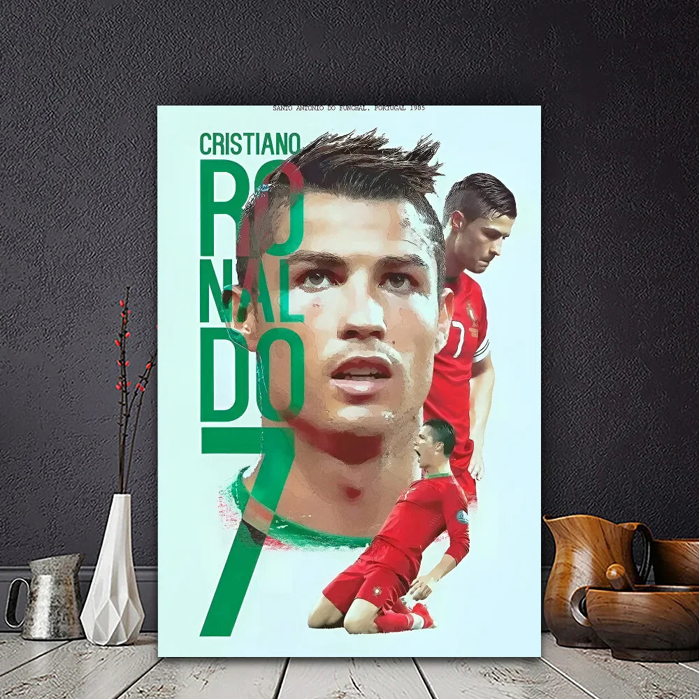 CR7 Self-Adhesive Art Poster for Home Decor - Posters