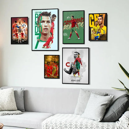 CR7 Self-Adhesive Art Poster for Home Decor - Posters