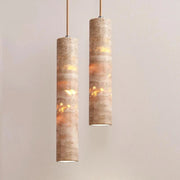 Cream Marble Linear Pendant Light - Decorbites