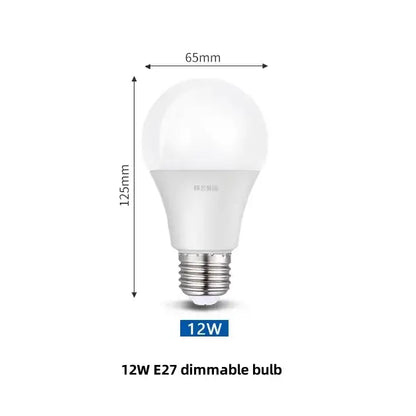 A sleek frosted white 12w e27 dimmable bulb with metallic base for decorbites creamy abaca fabric petal pendant light