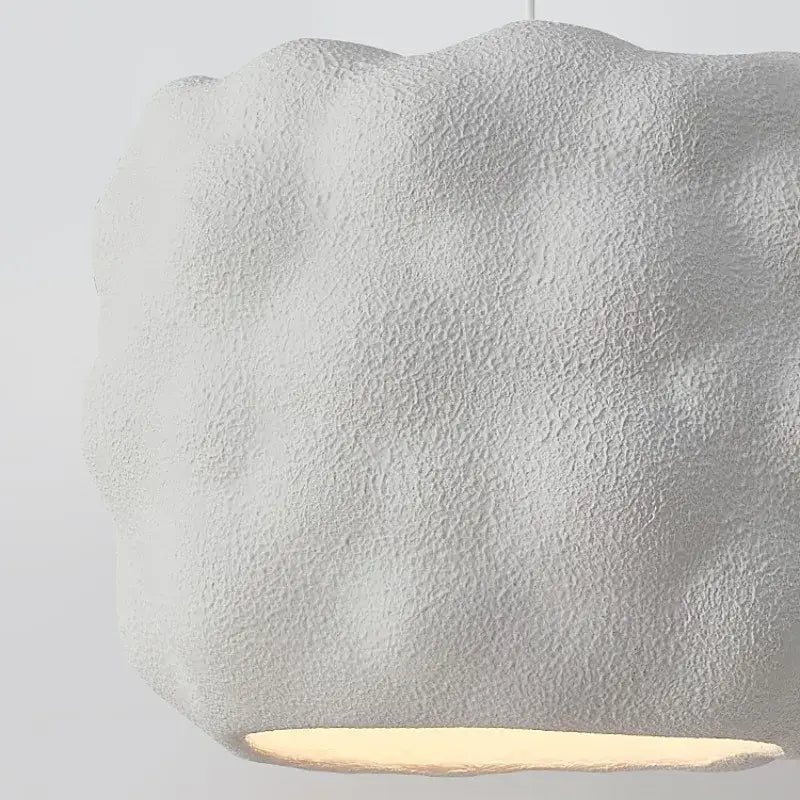 Cream style white cloud pendant lights with textured design and soft diffused glow for bedroom ceiling decorbites creamy style pendant