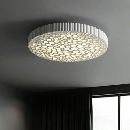 DecorBites™ DecorBites™ Creative Bedroom Shine: Simple LED Metal Circle Flush Mount Ceiling Light