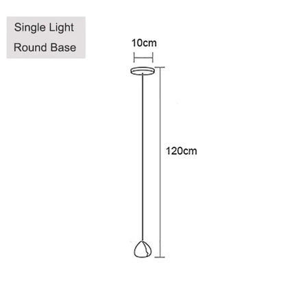 Crystal Ball Staircase Pendant Light in Brushed Stainless