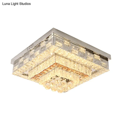 DecorBites™ مصباح LED كريستالي مثبت في السقف من DecorBites™ بتصميم عصري