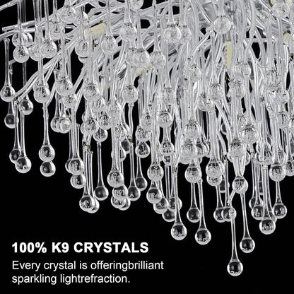 Crystal Chandelier for Living Room Bedroom - Chandelier