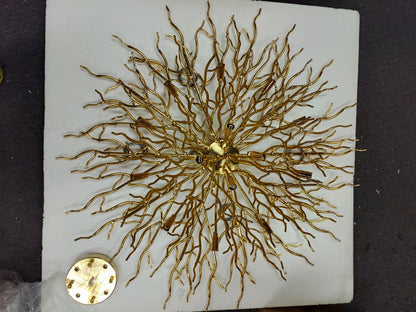 Crystal Chandelier with Raindrop Crystals - Chandelier