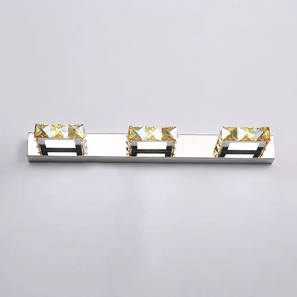 مصباح حائط دائري كريستالي - تصميم عصري بسيط لإطلالة أنيقة