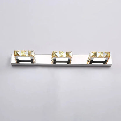 مصباح حائط دائري كريستالي - تصميم عصري بسيط لإطلالة أنيقة