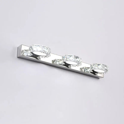 مصباح حائط دائري كريستالي - تصميم عصري بسيط لإطلالة أنيقة