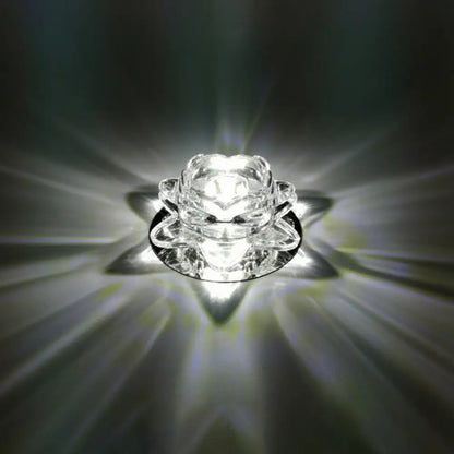 DecorBites™ Lámpara de techo LED minimalista Crystal Clear Lotus para pasillo