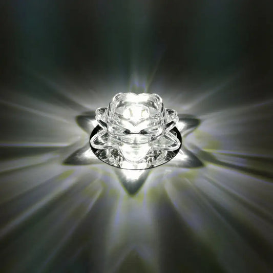 DecorBites™ Lámpara de techo LED minimalista Crystal Clear Lotus para pasillo