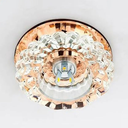 DecorBites™ Crystal Floral Flush Mount Ceiling Fixture