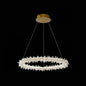 Crystal Flower Chandelier Light for Modern Living Rooms