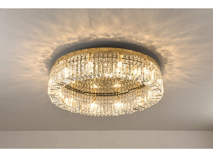 Crystal LED Chandelier Ceiling Light - Gold