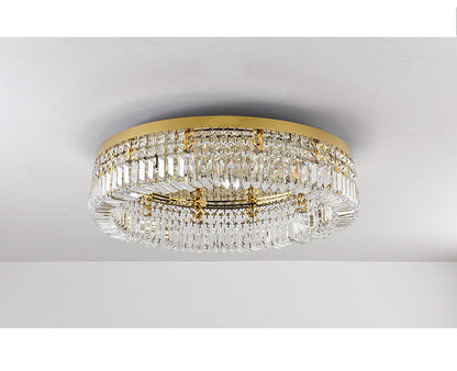 Crystal LED Chandelier Ceiling Light - Gold