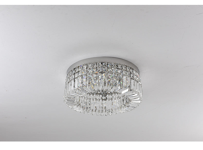 Crystal LED Chandelier Ceiling Light - Gold