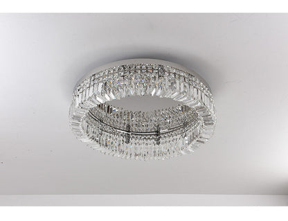 Crystal LED Chandelier Ceiling Light - Gold