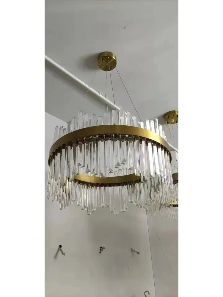 Crystal Pendant Chandelier for Home Decor - Chandelier