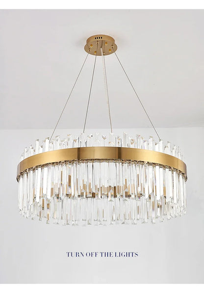 Crystal Pendant Chandelier for Home Decor - Chandelier