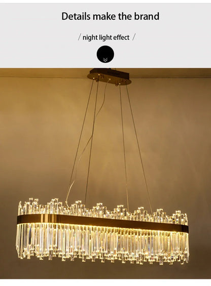 Crystal Pendant Chandelier for Home Decor - Chandelier