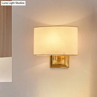 DecorBites™ Curved Wall Mounted Lamp: Minimalist 1-Light Sconce Light, Chrome/Gold Finish for Dining Room