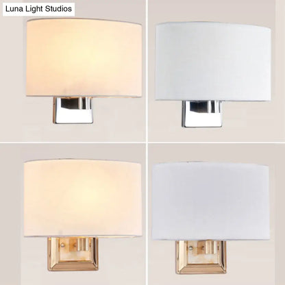 DecorBites™ Curved Wall Mounted Lamp: Minimalist 1-Light Sconce Light, Chrome/Gold Finish for Dining Room