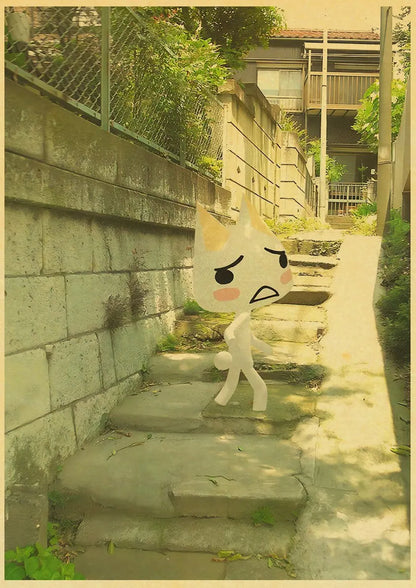 Cute 3D Cat Poster for Home Decor - L021 24 / 30X21cm - Posters