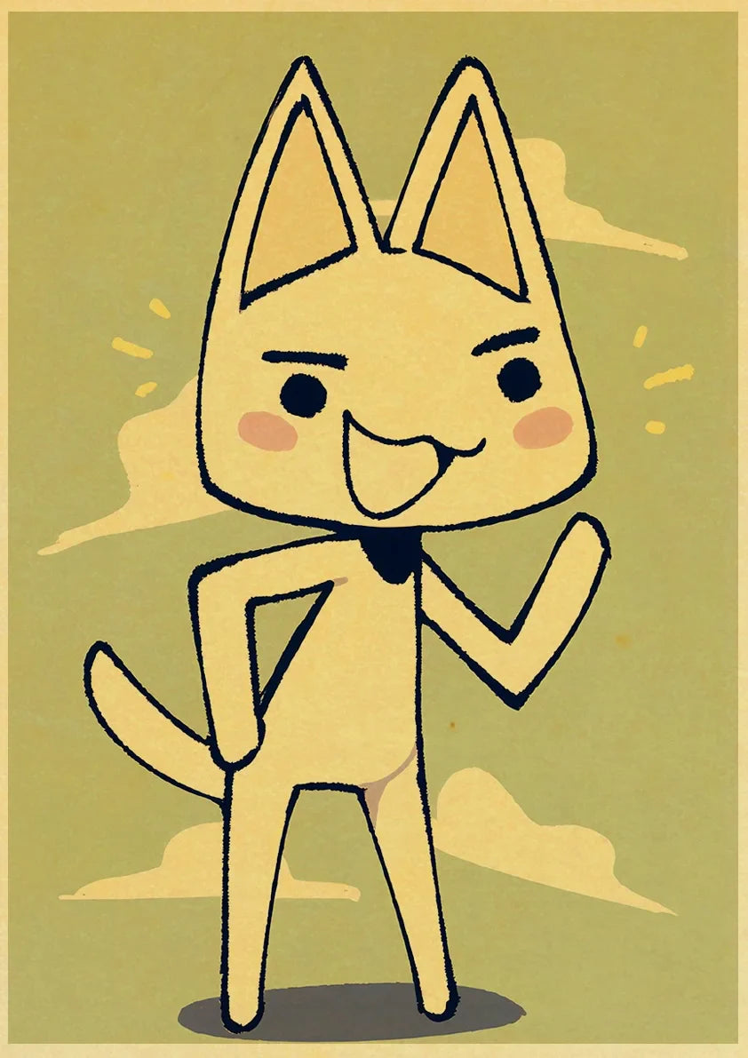 Cute 3D Cat Poster for Home Decor - L021 4 / 30X21cm - Posters