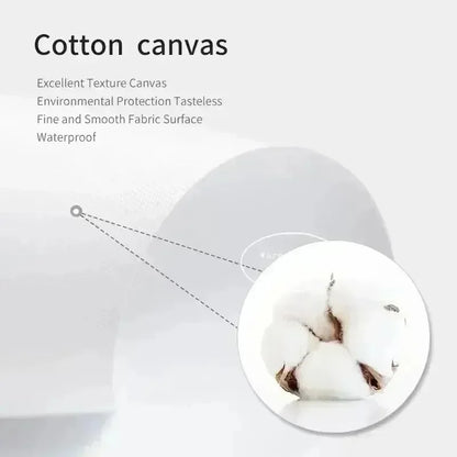 Cute Animals Canvas Wall Art for Bathroom