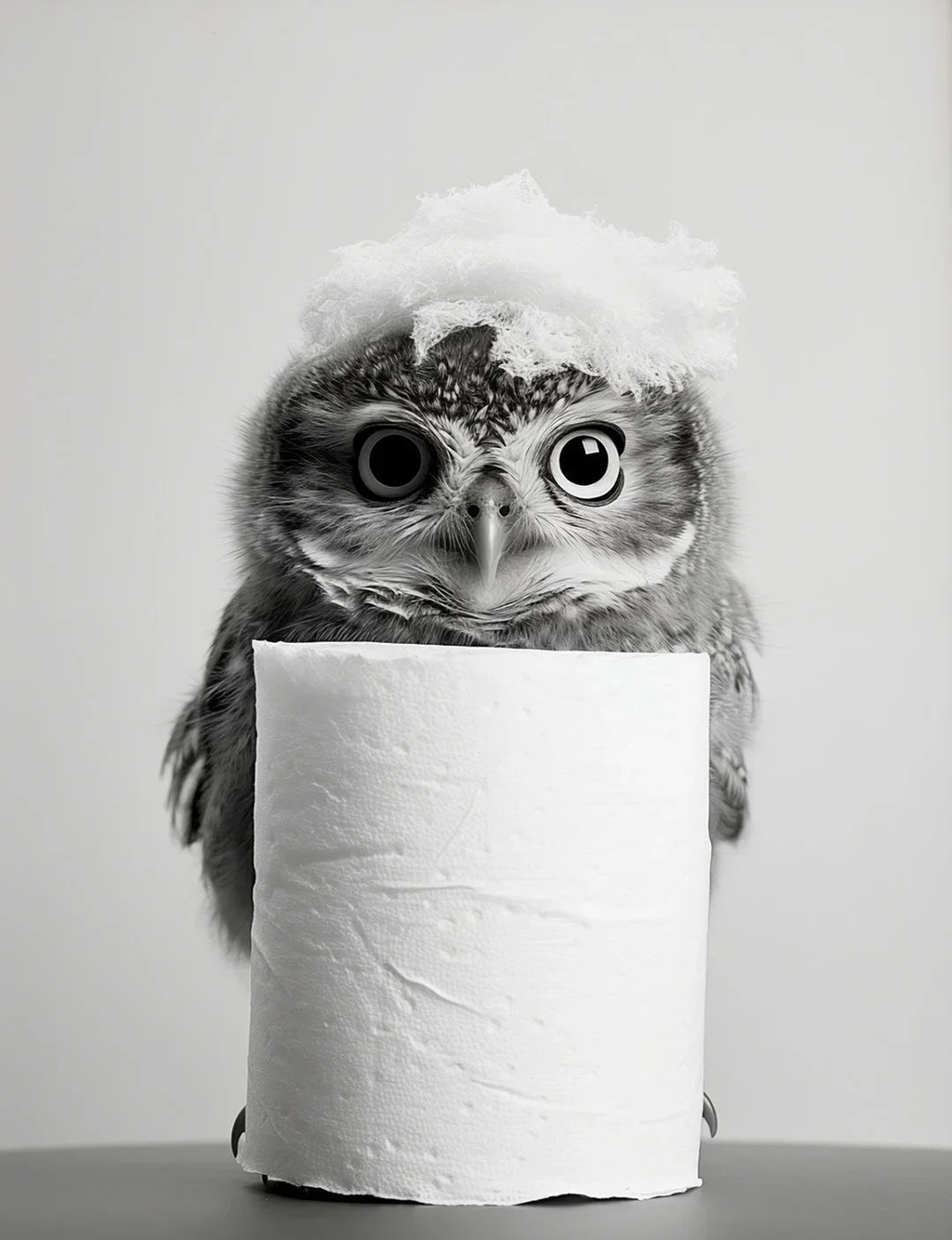 Cute Animals Canvas Wall Art for Bathroom - HX022-8 / 40x60cm No Frame